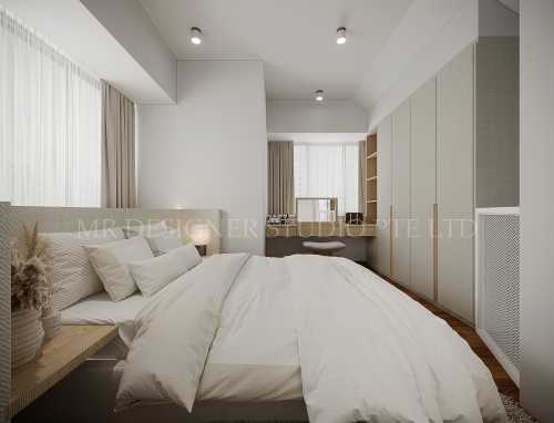 Scandinavian Bedroom at 123 rangoon road suites
