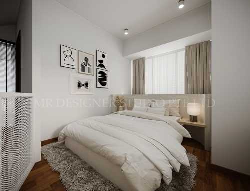 Scandinavian Bedroom at 123 rangoon road suites