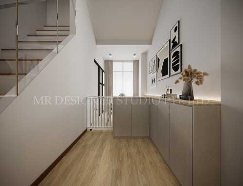 Scandinavian Entryway at 123 rangoon road suites