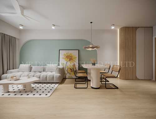 Scandinavian Living Room at 26 fernvale link