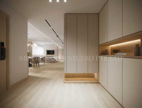 Contemporary Entryway at serangoon north 506