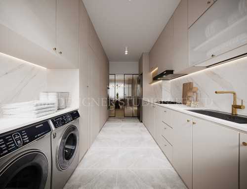Contemporary Kitchen at serangoon north 506