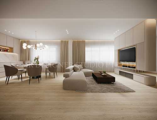 Contemporary Living Room at serangoon north 506