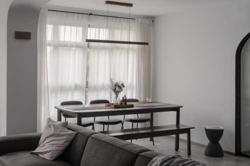 Contemporary Living Room at Sengkang West (Block 461A)