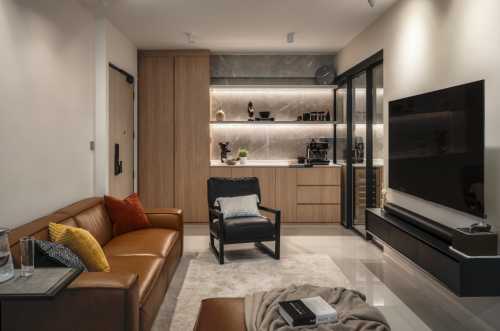 Scandinavian Living Room at 54 Havelock Road (Christopher)