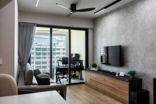 Modern Living Room at 94 edgedale plains