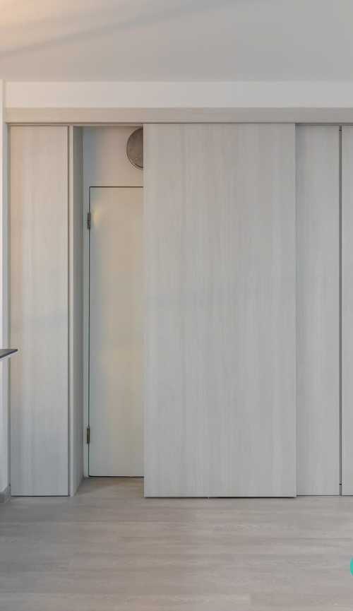 Minimalist Living Room at Punggol Field Road