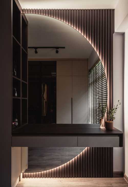 Contemporary Walk-in Wardrobe at 287A Compassvale Crescent (Liz)