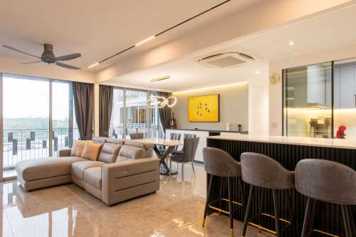 Modern Living Room at Flo Residences