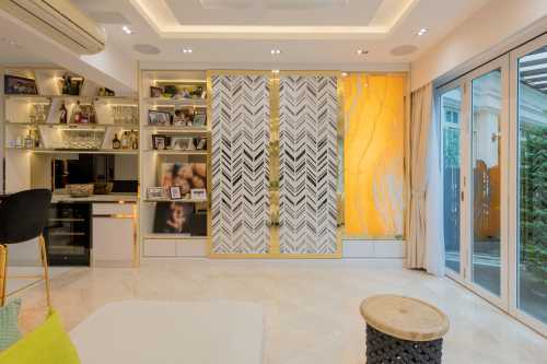Modern Living Room at Kew Green Condo