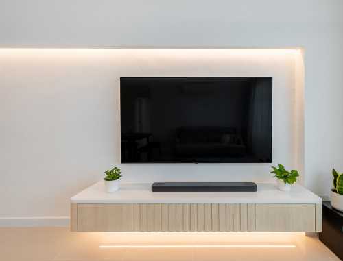 Contemporary Living Room at Fernvale Road