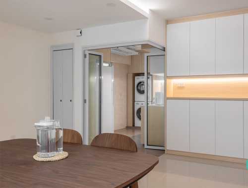Contemporary Living Room at Fernvale Road