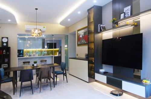 Contemporary Living Room at Chiltern Park