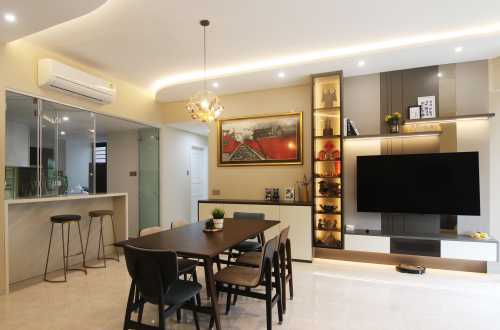 Contemporary Living Room at Chiltern Park