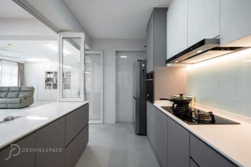 Modern Kitchen at Tampines | Tampines Greenfolige