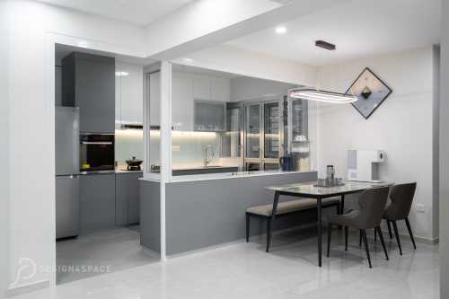Modern Dining Room at Tampines | Tampines Greenfolige