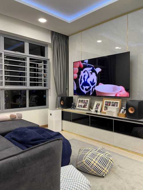 Modern Living Room at Punggol East