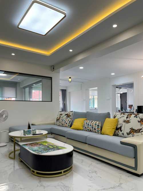 Modern Living Room at Bishan