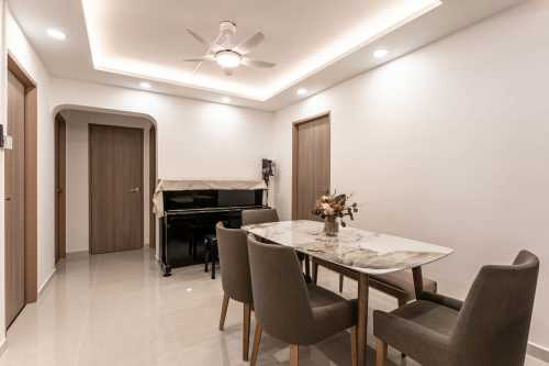 Modern Dining Room at Blk 305 Yishun