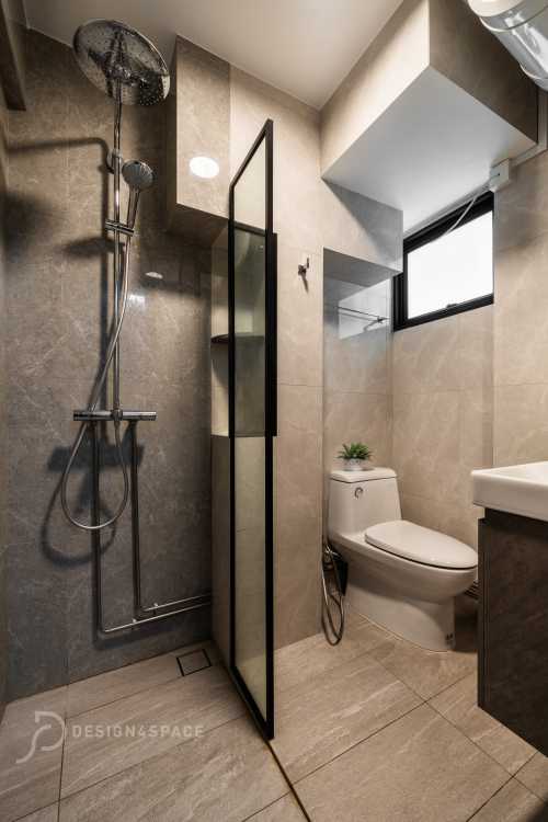 Modern Bathroom at Ang Mo Kio | Cheng San Green