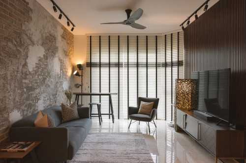 Industrial Living Room at Edelweiss Park