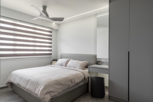 Minimalist Bedroom at Marsiling Groove