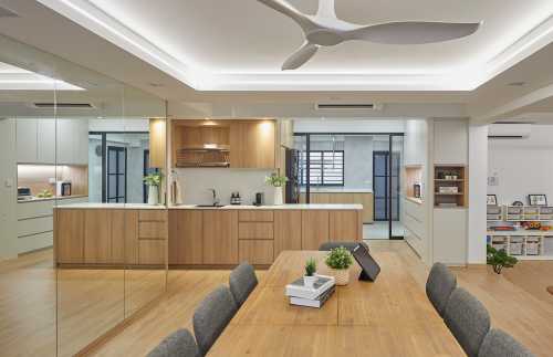 Scandinavian Dining Room at Windy Heights