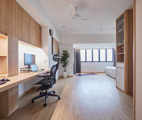 Scandinavian Bedroom at Windy Heights