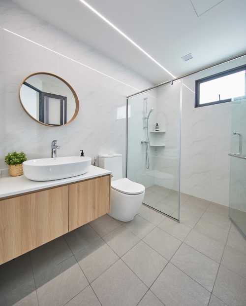 Scandinavian Bathroom at Windy Heights