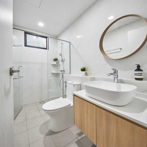 Scandinavian Bathroom at Windy Heights