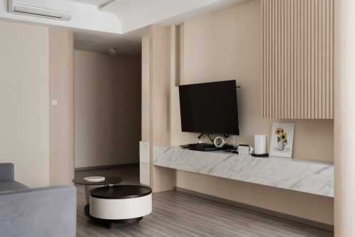 Minimalist Living Room at Mandale Heights