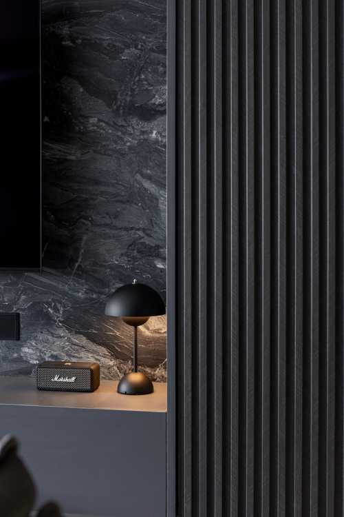 Modern Living Room at Flora Drive