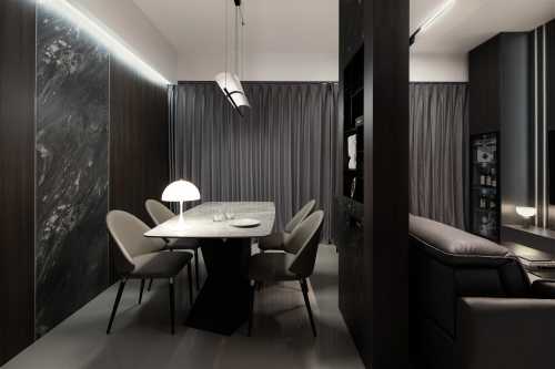Modern Living Room at Flora Drive