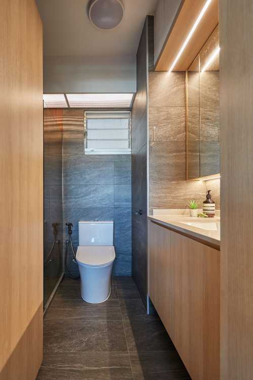 Scandinavian Bathroom at Kallang Heights