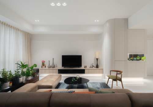 Contemporary Living Room at 23 Keppel Bay View (Eunice)