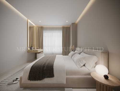 Contemporary Bedroom at 132 plantation grange