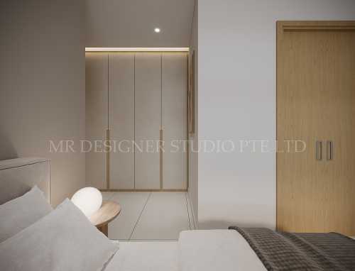 Contemporary Bedroom at 132 plantation grange