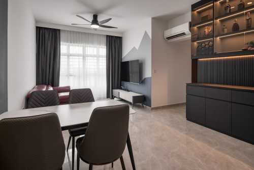 Contemporary Living Room at 645B tampines st 62