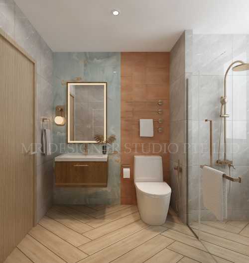 Contemporary Bathroom at blk 2 butterworth
