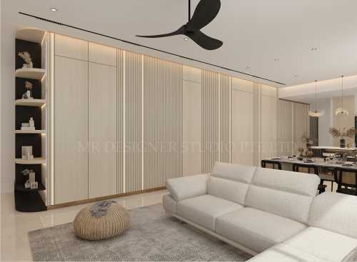 Contemporary Living Room at blk 2 butterworth