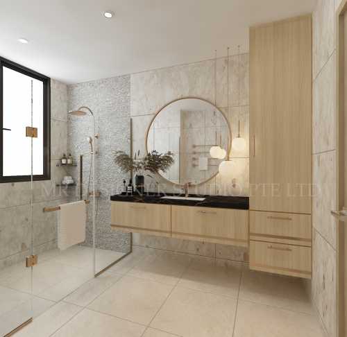 Contemporary Bathroom at blk 2 butterworth