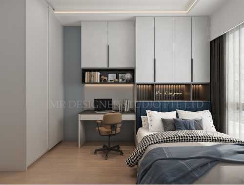 Contemporary Bedroom at treasure 11