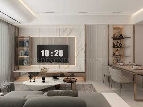 Contemporary Living Room at treasure 11