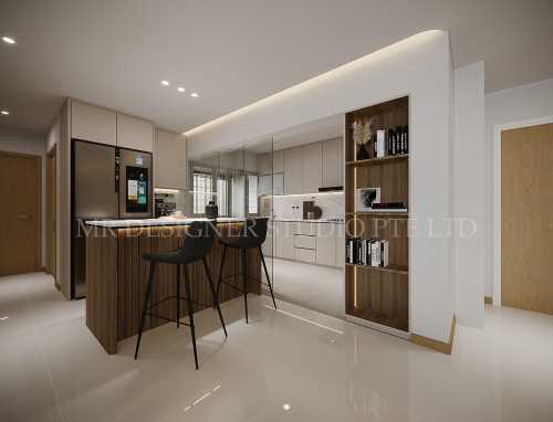 Scandinavian Living Room at Northshore dr 432B
