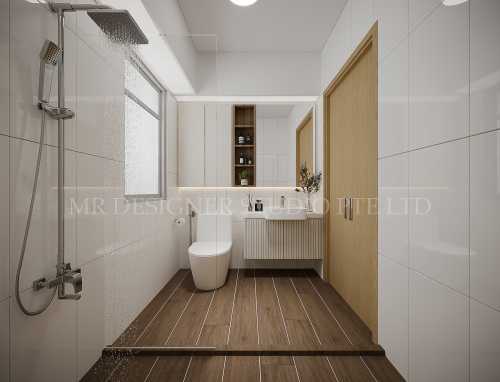 Scandinavian Bathroom at Northshore dr 432B