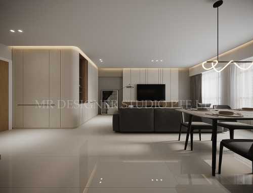 Scandinavian Living Room at Northshore dr 432B