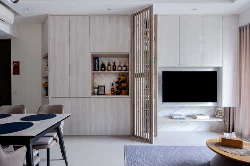Contemporary Living Room at 147 Dnest