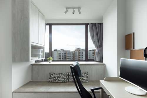 Contemporary Bedroom at 133 Dnest