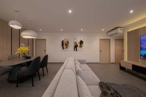 Minimalist Living Room at Resale 5 Room EA @ Jurong