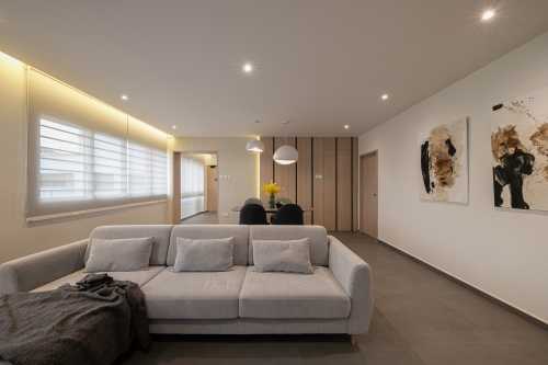Minimalist Living Room at Resale 5 Room EA @ Jurong